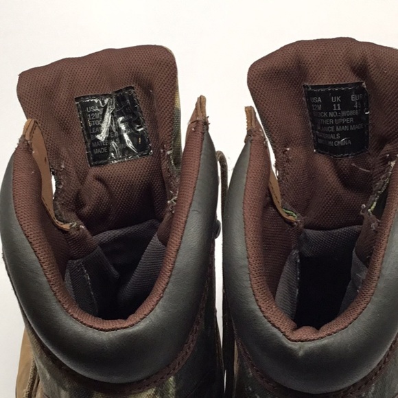 EUC Wolverine Thinsulated Ultra Insulation Waterproof Camo Leather High Top Boot - Picture 8 of 16